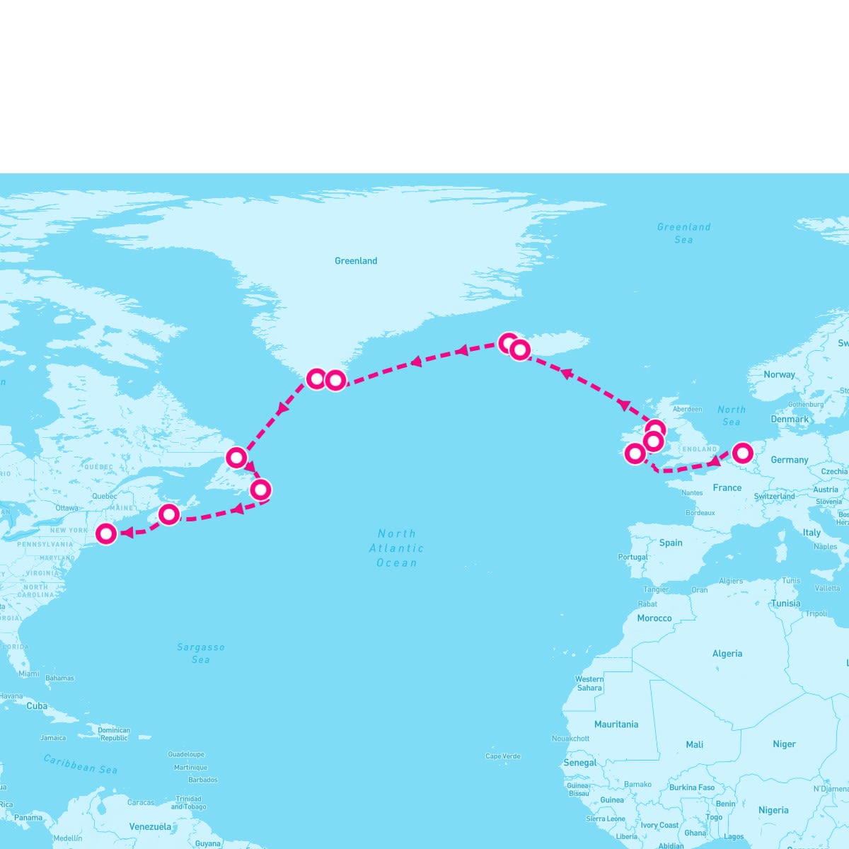 18 Night Voyage Of The Vikings (Rotterdam To Boston)