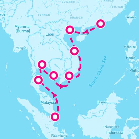 14 Night Far East Discovery (Singapore To Hong Kong)