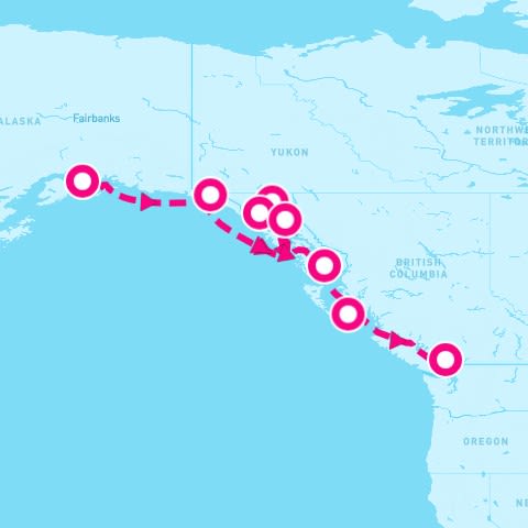 7 Night Glacier Discovery Southbound (Whittier To Vancouver)
