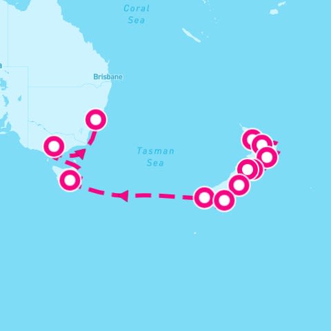 14 Night Australia & New Zealand (Auckland To Sydney)