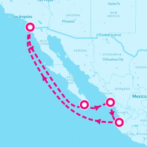 7 Night Mexican Riviera (San Diego Roundtrip)