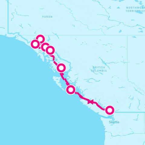 7 Night Alaska Inside Passage (Vancouver Roundtrip)