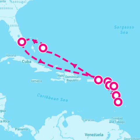 11 Night Eastern Caribbean Holiday (Miami Roundtrip)