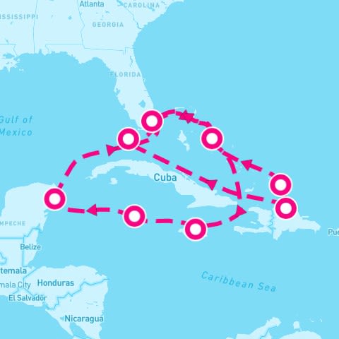 14 Night Western/Eastern Caribbean (Miami Roundtrip)