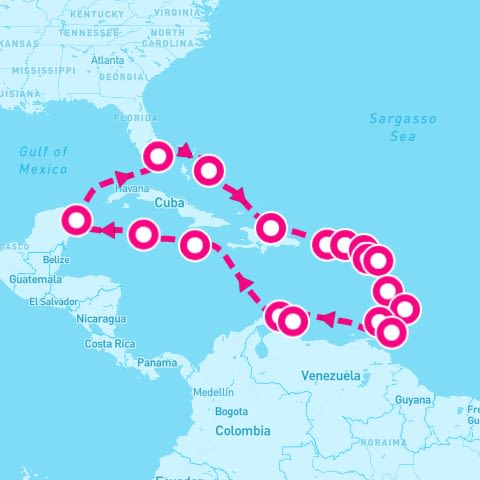21 Night Ultimate Caribbean Escape (Miami Roundtrip)