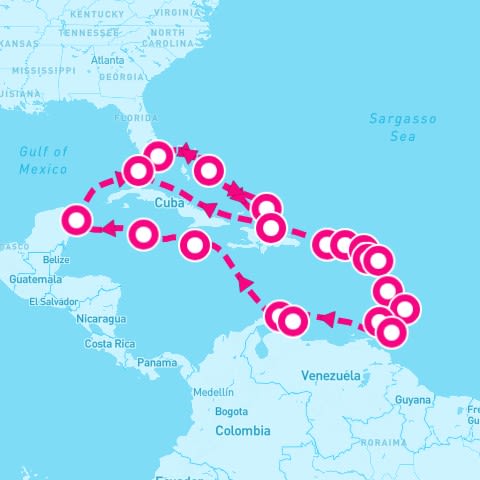 28 Night Ultimate Caribbean: Amber Cove & Bahamas (Miami Roundtrip)