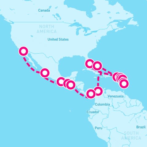 26 Night Panama Canal & Eastern Caribbean (San Diego To Miami)