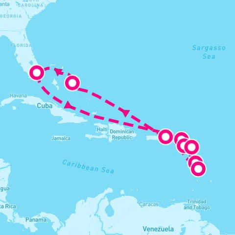 11 Night Eastern Caribbean (Miami Roundtrip)