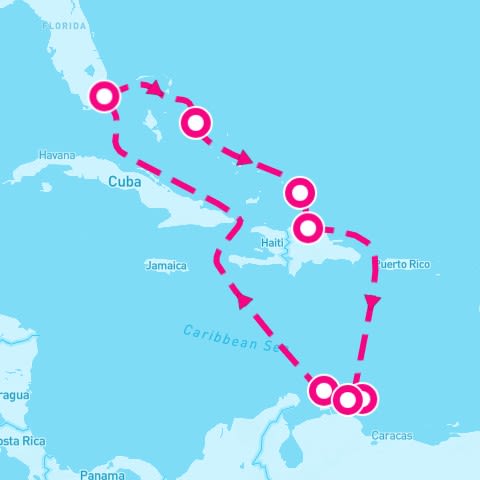 10 Night Southern Caribbean (Miami Roundtrip)