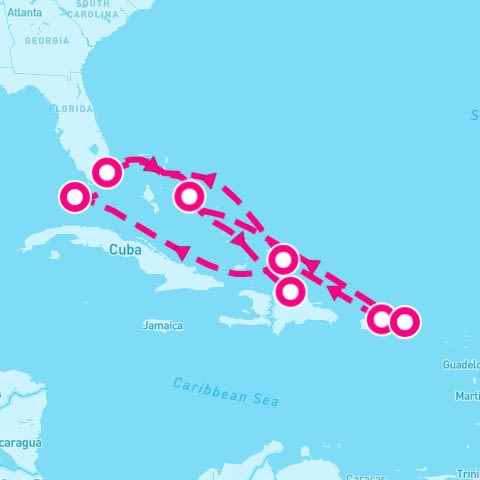 14 Night Eastern Caribbean: Bahamas & San Juan Holiday (Miami Roundtrip)
